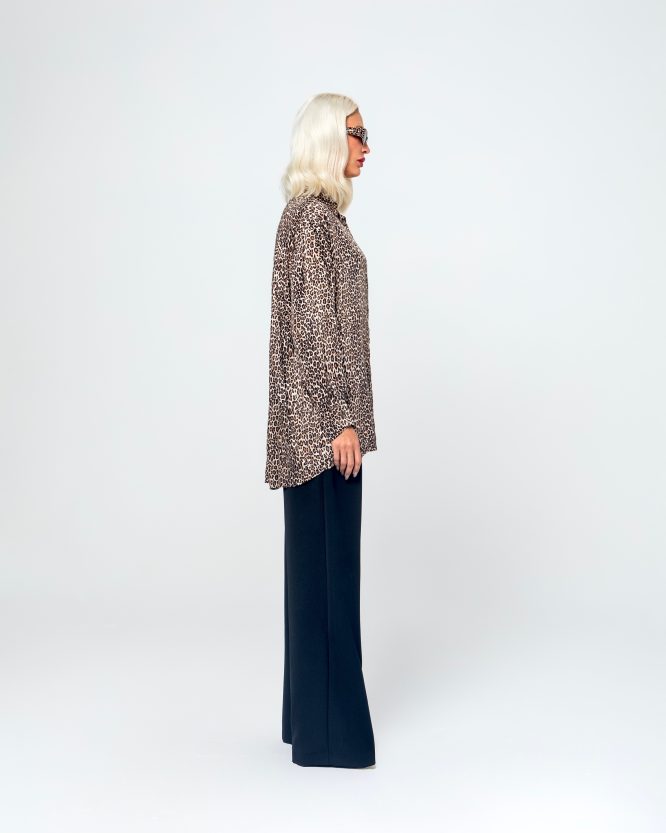 VICTORIA OVERSIZED ΠΟΥΚΑΜΙΣΟ (ANIMAL PRINT) MAMOUSH new arrivals 6