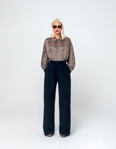 VICTORIA OVERSIZED ΠΟΥΚΑΜΙΣΟ (ANIMAL PRINT) MAMOUSH new arrivals 2