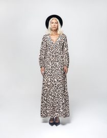 SARA ΜΑΚΡΥ ΦΟΡΕΜΑ (ANIMAL PRINT) MAMOUSH new arrivals 7