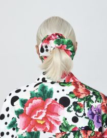 SCRUNCHIES (WHITE/POLKA DOT) MAMOUSH ΝΕΕΣ ΑΦΙΞΕΙΣ 5