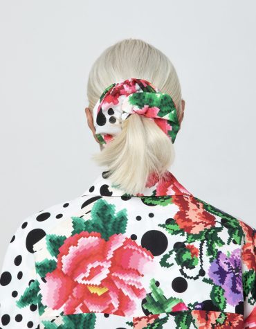 SCRUNCHIES (WHITE/POLKA DOT) MAMOUSH ACCESSORY