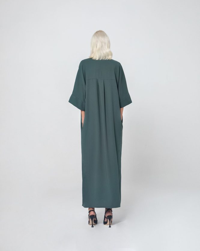 MARITA ΜΑΚΡΥ ΣΕΜΙΖΙΕ ΦΟΡΕΜΑ (OLIVE) MAMOUSH new arrivals 6