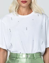 PENNY TEES ΜΕ ΣΤΡΑΣ (WHITE) MAMOUSH new arrivals 5