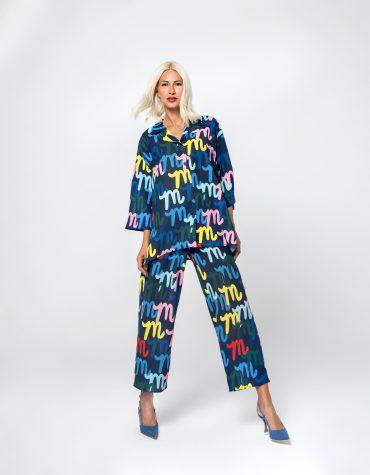 MIRADA ΠΑΝΤΕΛΟΝΙ CROPPED (BLUE MM) MAMOUSH pants 2