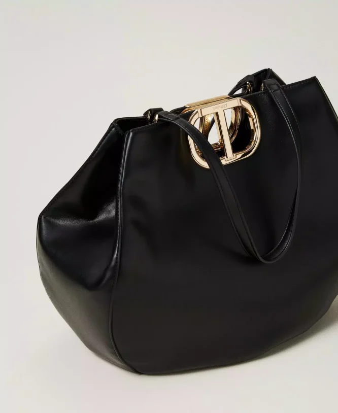 ΤΣΑΝΤΑ SHOPPER ‘LILA’ ΜΕ ΛΑΒΗ OVAL TWINSET ΝΕΕΣ ΑΦΙΞΕΙΣ 5