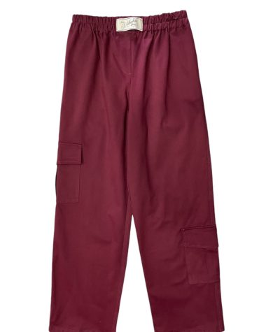 UNISEX CARGO ΠΑΝΤΕΛΟΝΙ (BORDEAUX) MILKWHITE pants