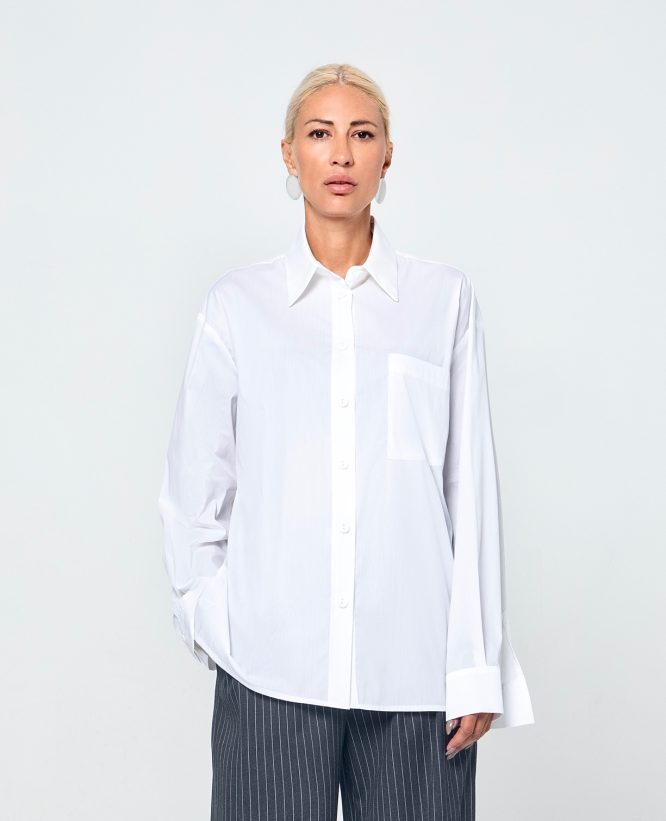 DEMI ΒΑΜΒΑΚΟ ΠΟΥΚΑΜΙΣΟ (WHITE) MAMOUSH new arrivals 3