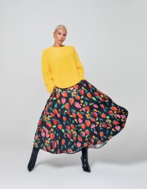 SALMA ΠΛΕΚΤΗ ΜΠΛΟΥΖΑ (YELLOW) MAMOUSH new arrivals