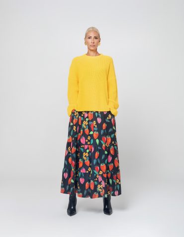 SALMA ΠΛΕΚΤΗ ΜΠΛΟΥΖΑ (YELLOW) MAMOUSH new arrivals 2