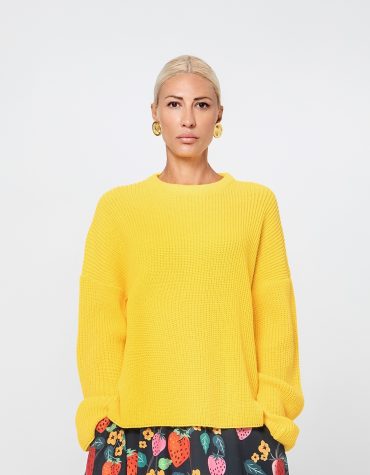 SALMA ΠΛΕΚΤΗ ΜΠΛΟΥΖΑ (YELLOW) MAMOUSH BLOUSES