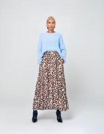 KIMBERLY ΜΙΔΙ ΦΟΥΣΤΑ (ANIMAL PRINT) MAMOUSH new arrivals 6