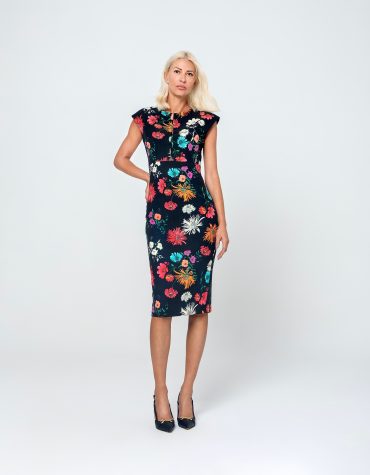 CLEO MIDI ΦΟΡΕΜΑ (FLOWERS) MAMOUSH new arrivals