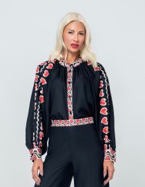 MAVRA ΜΠΛΟΥΖΑ (BLACK HEARTS) MAMOUSH new arrivals 8