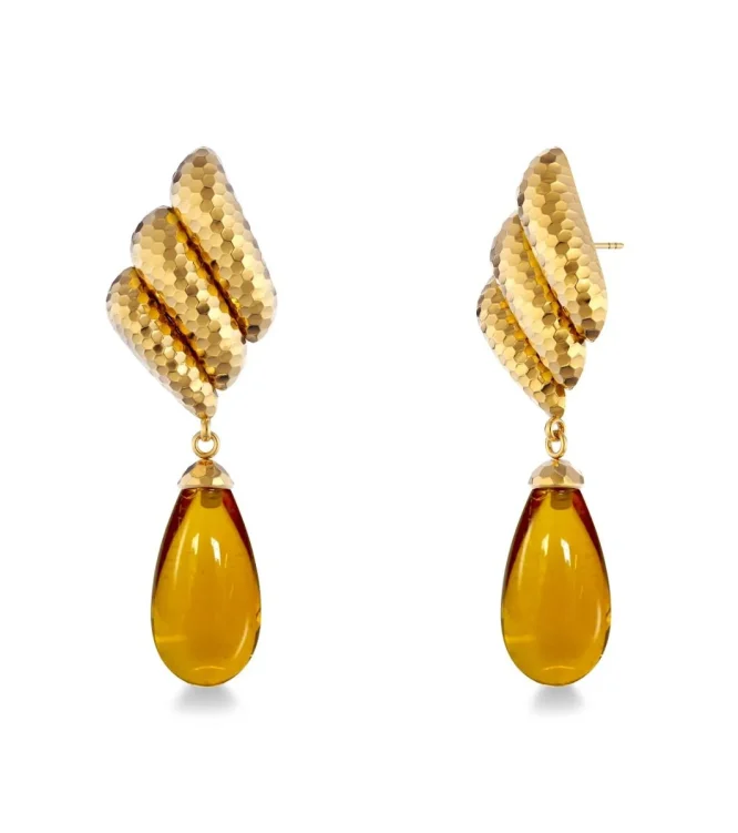 CALI EARRINGS AMBER GOLD EDBLAD new arrivals 3