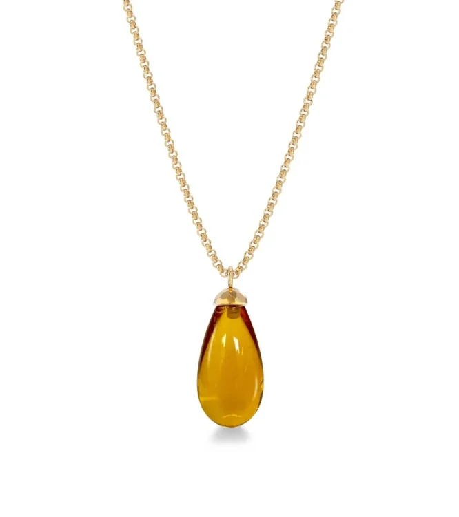 CALI NECKLACE AMBER GOLD EDBLAD ΝΕΕΣ ΑΦΙΞΕΙΣ 3