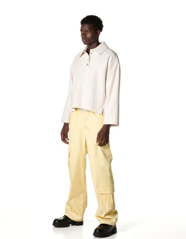 UNISEX CARGO ΠΑΝΤΕΛΟΝΙ (PALE YELLOW) MILKWHITE ΝΕΕΣ ΑΦΙΞΕΙΣ 2