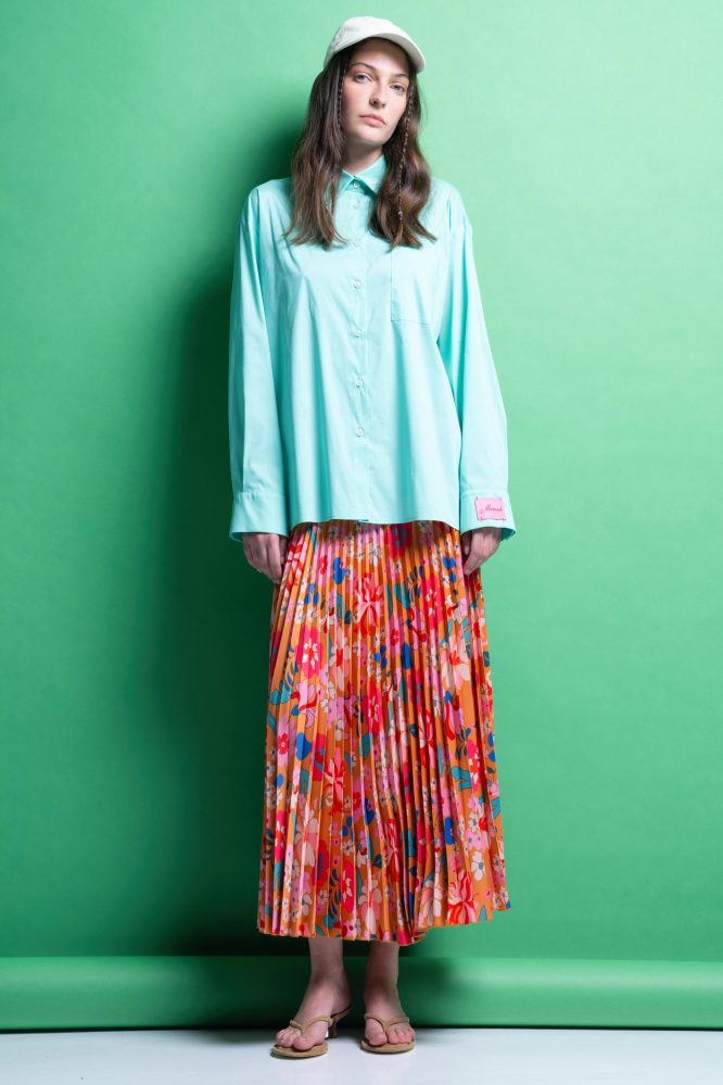 ‘REA’ OVERSIZED ΒΑΜΒΑΚΕΡΟ ΠΟΥΚΑΜΙΣΟ (MINT) MAMOUSH new arrivals 6