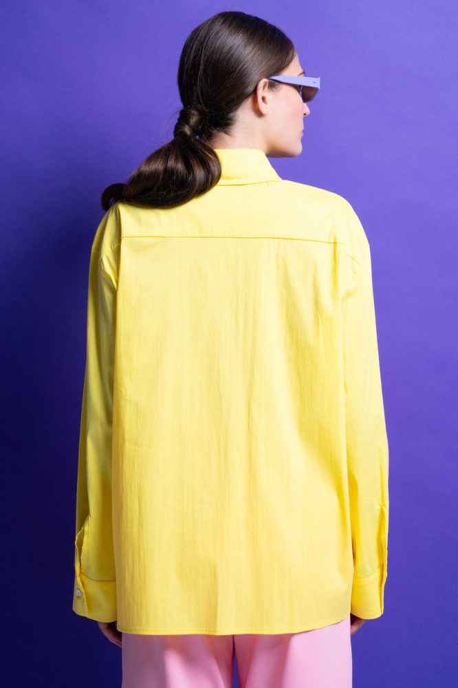 ‘REA’ OVERSIZED ΒΑΜΒΑΚΕΡΟ ΠΟΥΚΑΜΙΣΟ (YELLOW) MAMOUSH new arrivals 4